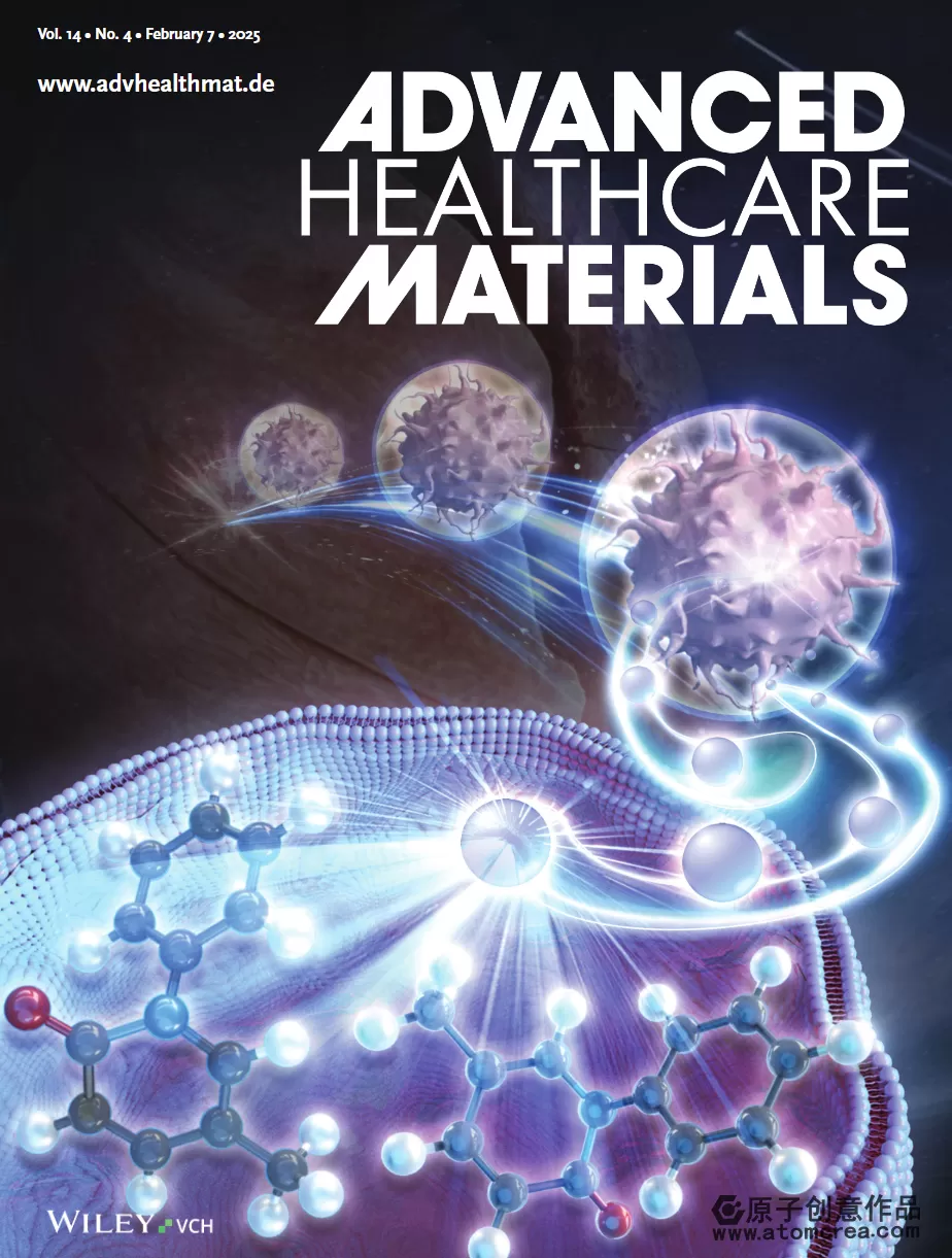 为南方科技大学绘制的Adv Healthc Mater封面中