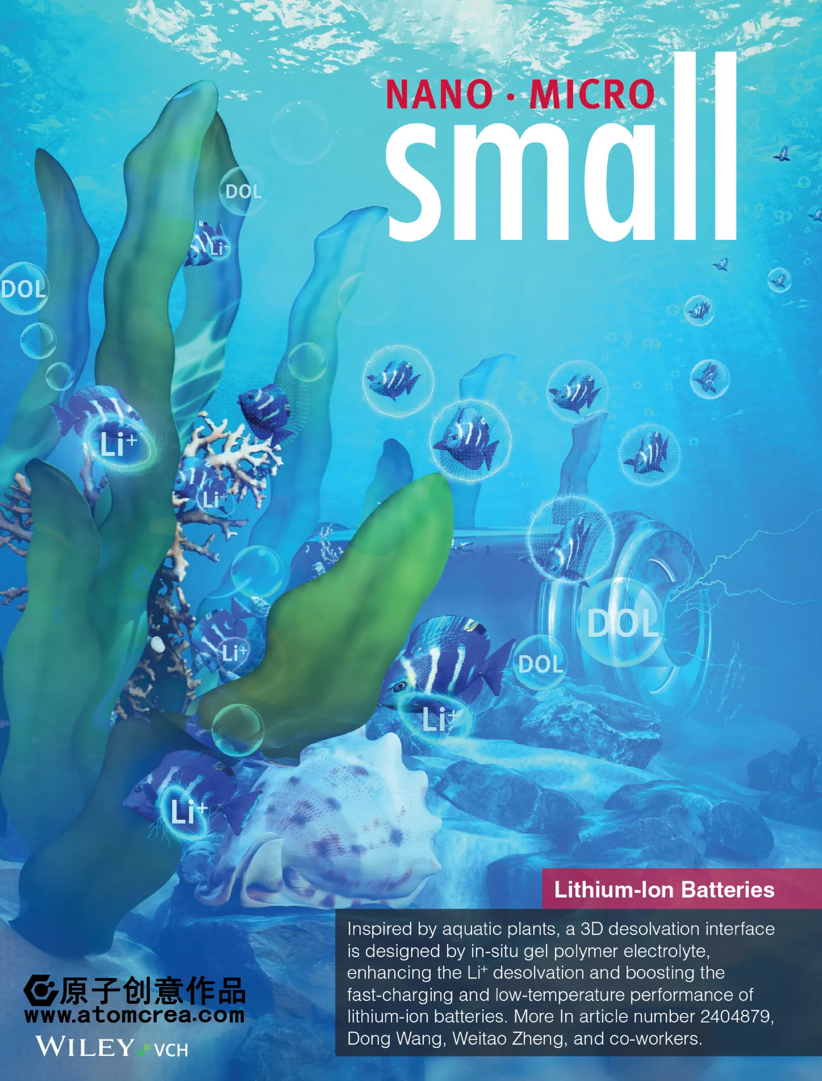 为吉林大学绘制的Small封面中稿啦！