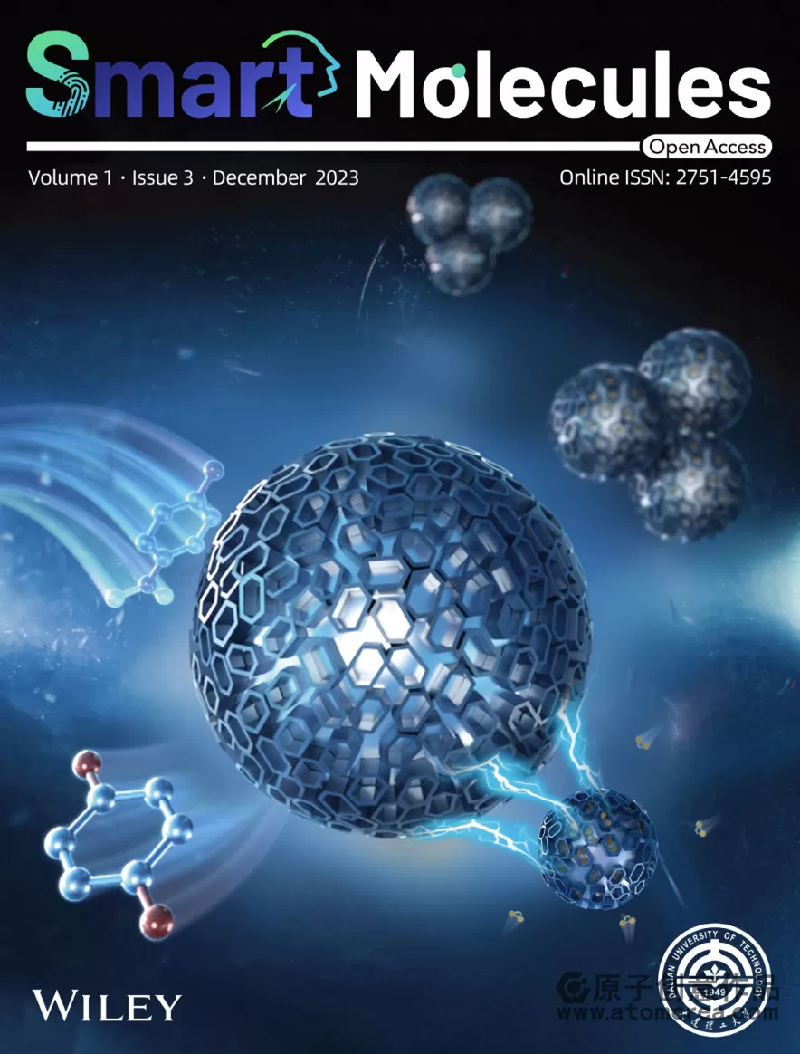 为吉林大学绘制的SmartMolecules封面中