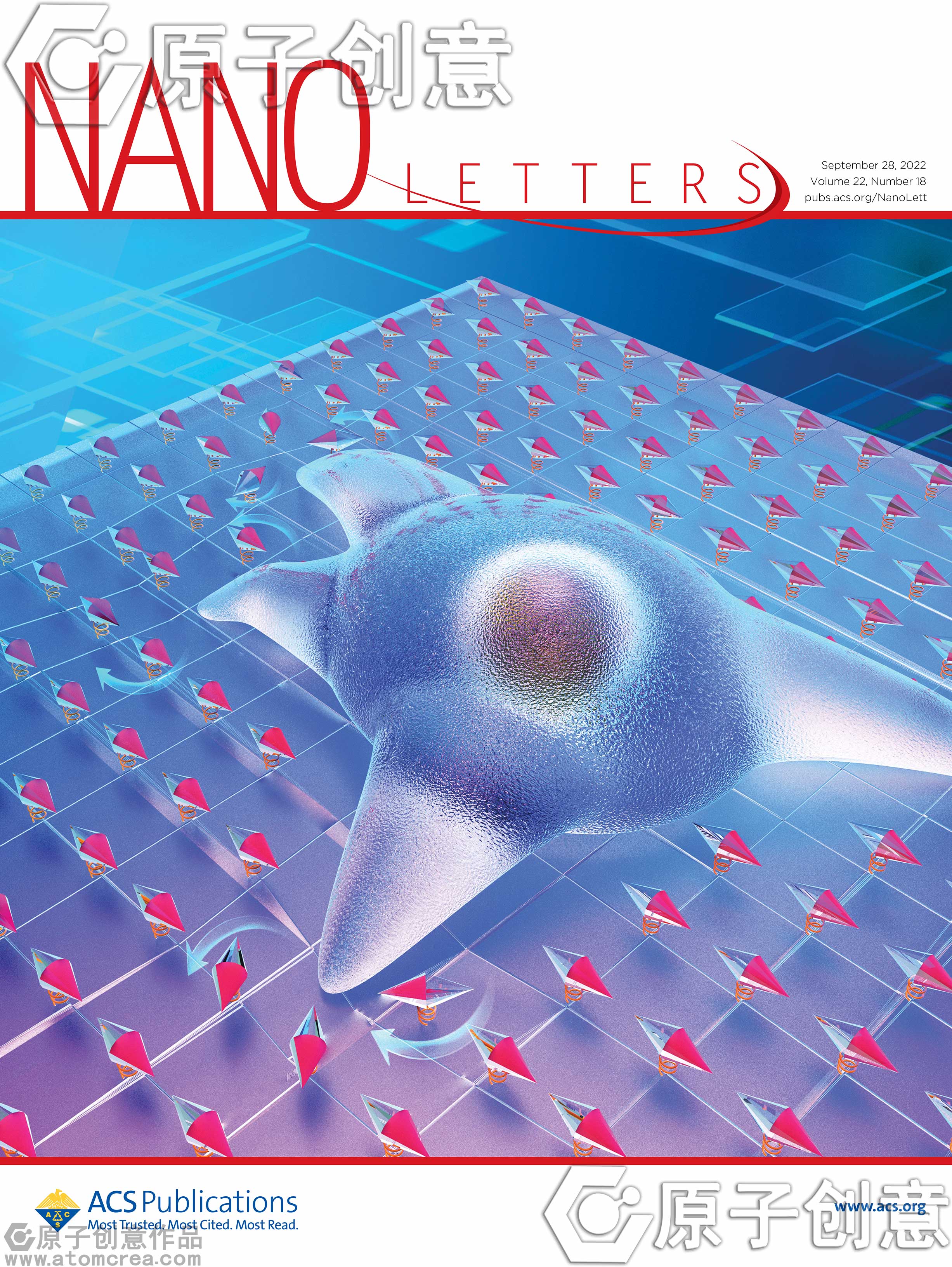 为Nano Letters绘制的封面