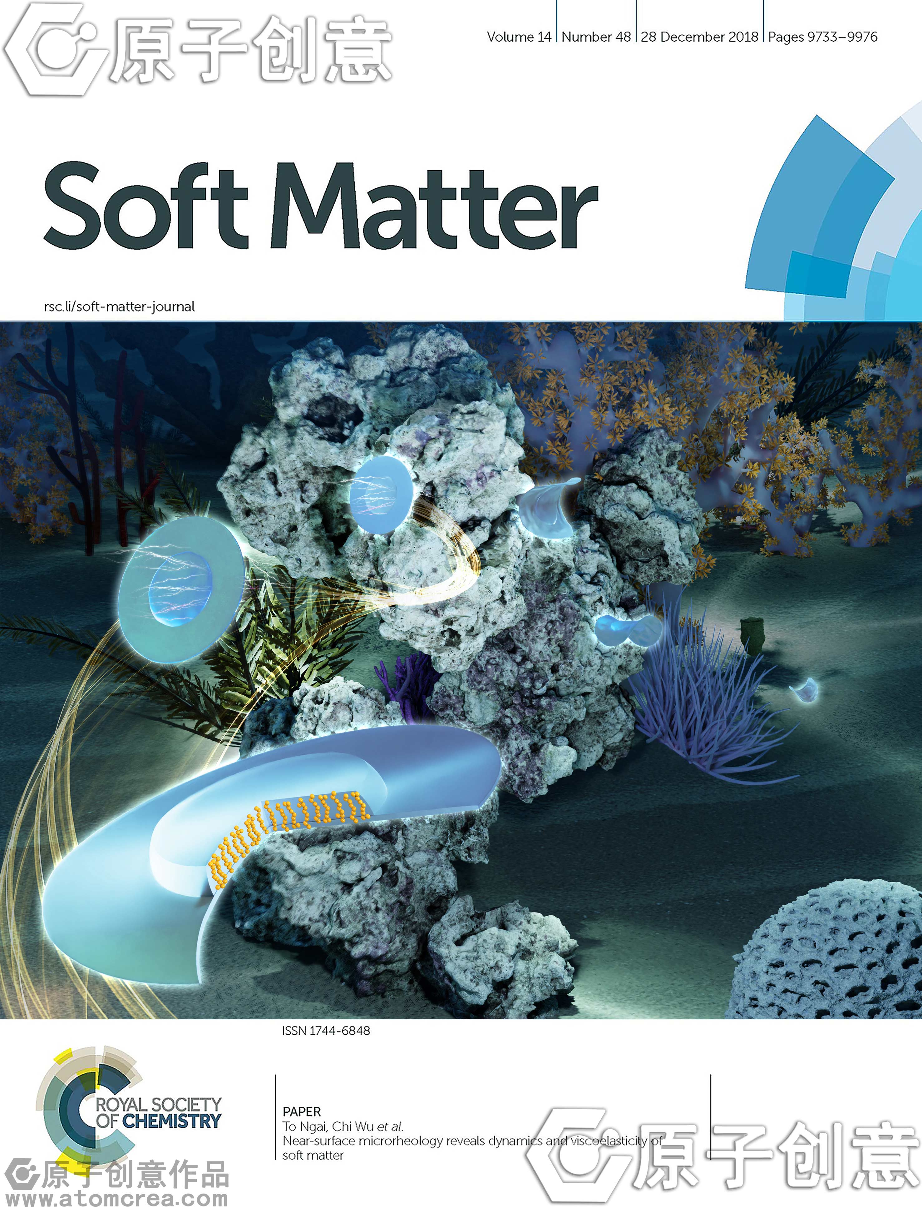 为SoftMatter绘制的封面