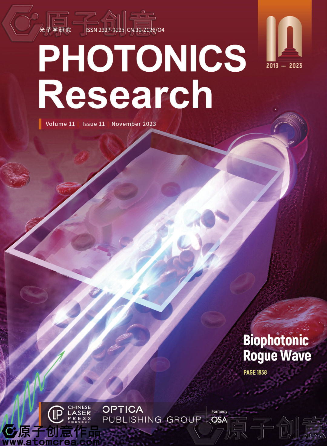 为Photonics Research绘制的封面