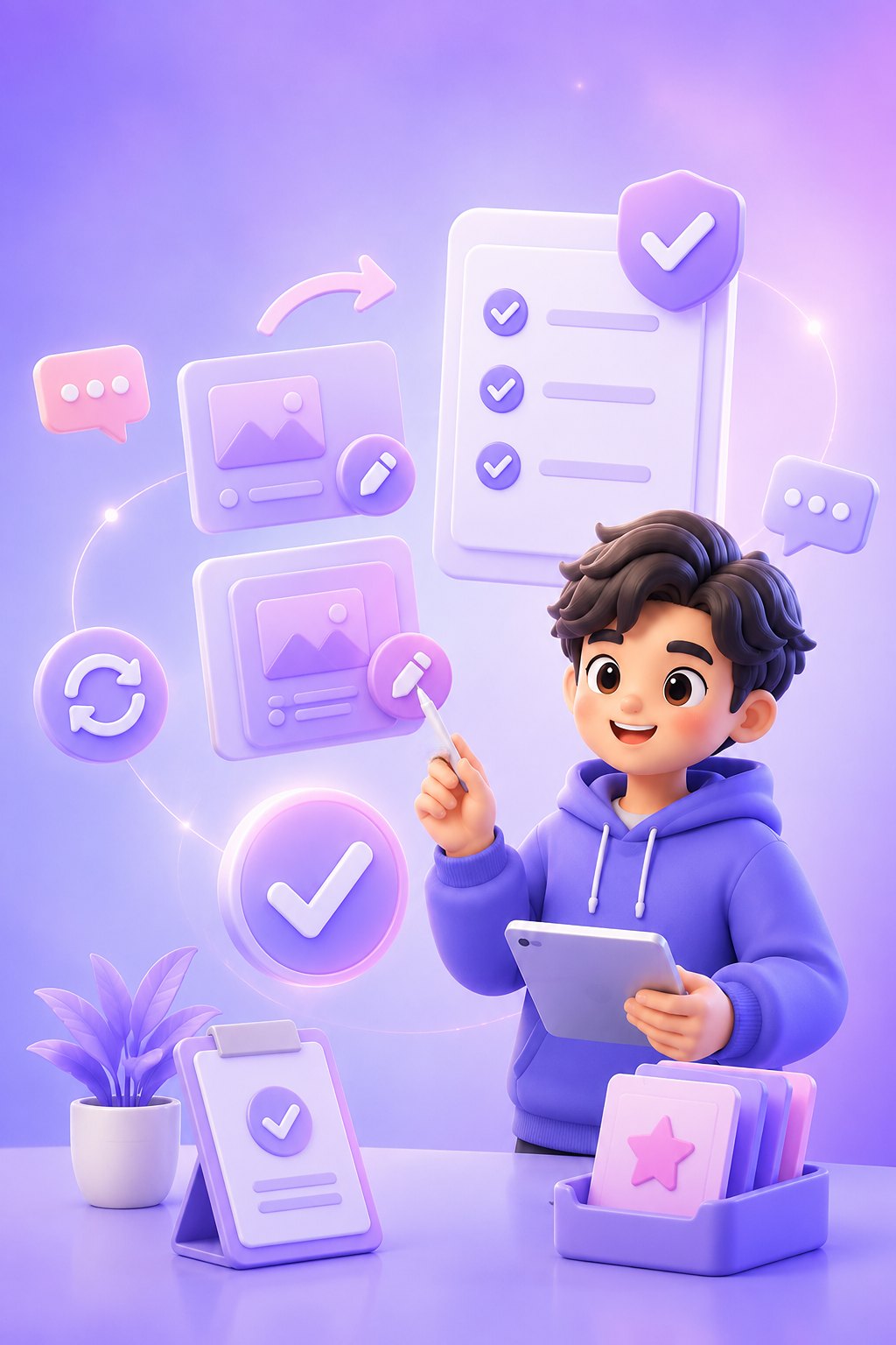 满意修改保障 
定稿前可根据反馈持续优化
-原子创意